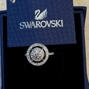 Swarovski crystal ring size 5.5